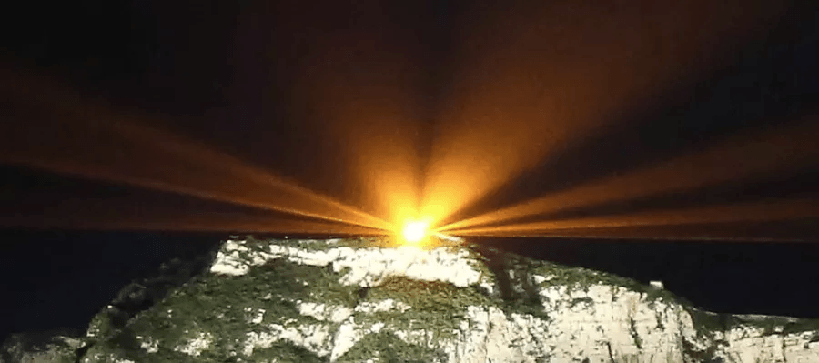 Appreciation of ShiJiaZhuang Mountain Body Lighting